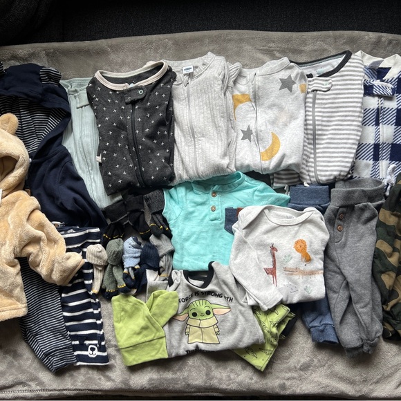 0-3 months boy clothes bundle 27 pieces - Picture 1 of 4
